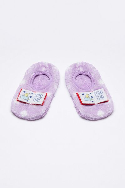 Penti Lilac Girl's Book Booties Κάλτσες με μοτίβο