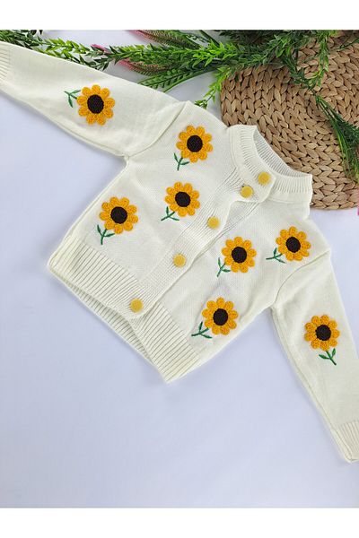 Butik Κοριτσίστικο Πλεκτό Γιλέκο Ζακέτα με μοτίβο φράουλας Premium Ποιότητας