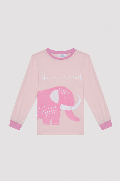 Penti Kız Çocuk Mammoth Çok Renkli 2li Pijama Takımı