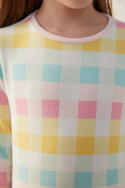 Penti Set de pijamale termice pentru fete albe