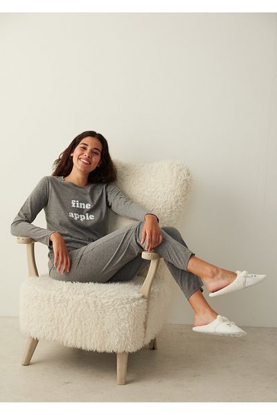 Penti Base Fine Apple Pants Pajama Set