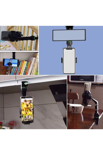 Epilons Suport articulat pentru telefon care poate fi atașat la oglinda retrovizoare