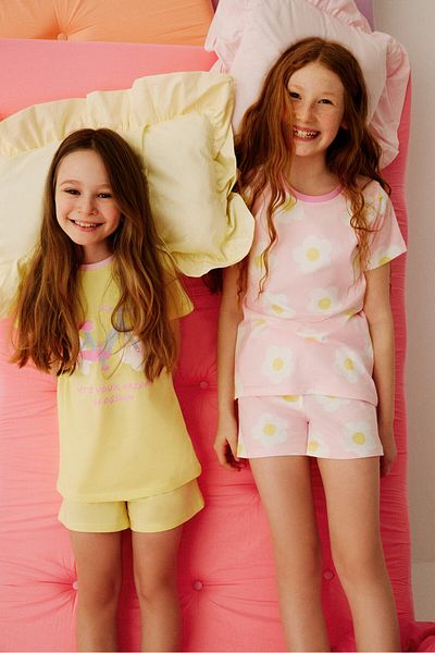 Penti Girl's Daisy Multicolored Pajama Set