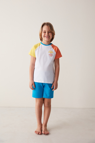 Penti Çok Renkli Erkek Çocuk Summer 2li Pijama Takımı