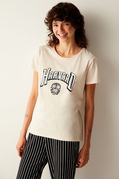 Penti Harvard Slogan Printed Pajama Set