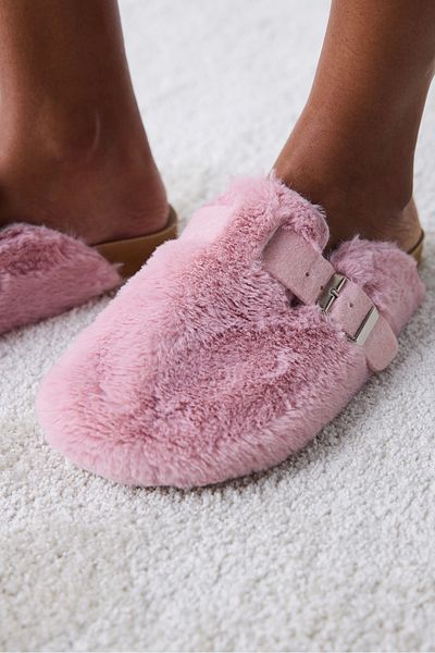 Penti Pink Dried Rose Soft Belt Slippers
