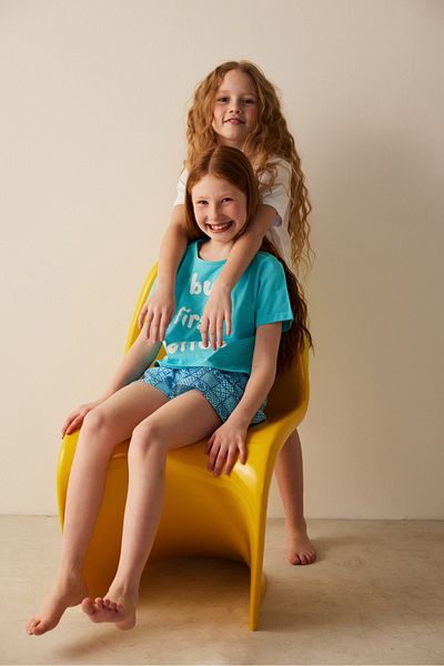 Penti Girl's Tile 2-Piece Pajama Set