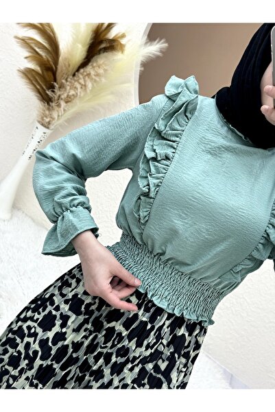 HİJABAYA Fusta plisată cu imprimeu digital