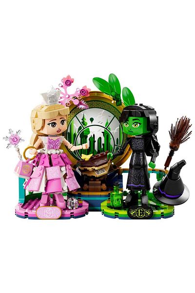 LEGO Wicked Elphaba & Glinda Figures 75682 - Fantastic Toy for Kids Ages 10 and up