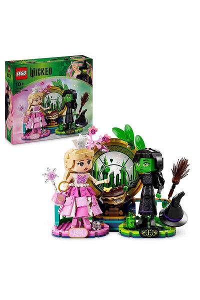 LEGO Wicked Elphaba & Glinda Figures 75682 - Fantastic Toy for Kids Ages 10 and up