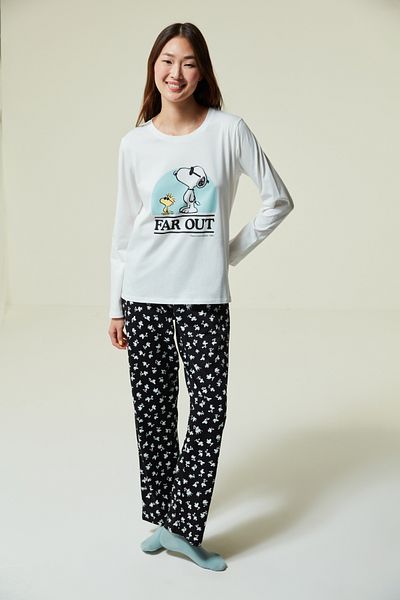 Penti Set de pijamale multicolore Lic Snoopy Far Out