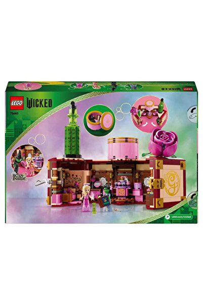 LEGO Wicked Glinda ve Elphaba’nın Yurdu 75683 - 8 Yaş ve Üzeri Çocuklar için 2 Mini Bebek İ?