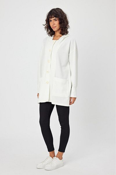 ALEXANDERGARDI Buttoned Midi Boy Cardigan with Hood (B22-37702)