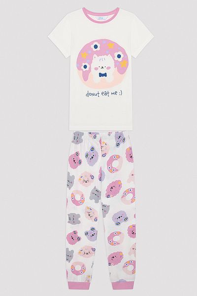 Penti Girl's Tasty Multicolored 2-Piece Pajama Set