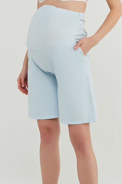 Penti Pantaloni scurți lungi de maternitate albastru deschis