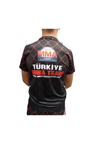 Octagon Mma Rashguard Federasyon Onaylı Kırmızı