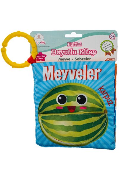 Birlik Oyuncak Babycim Boyutlu Kumaş Kitap - Meyveler Urt003-15