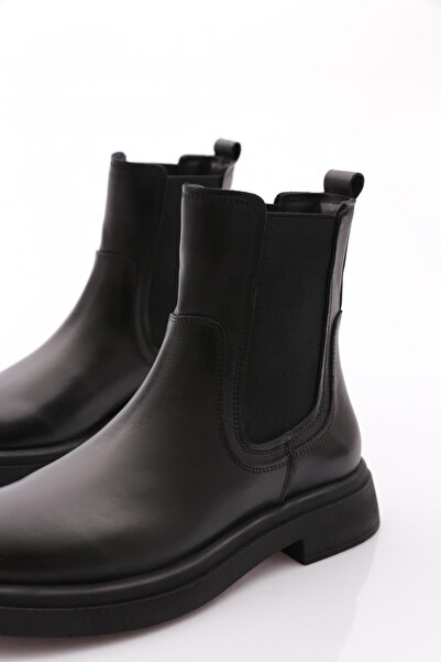 DGN Kadın Bot Siyah Nappa Hakiki Deri 63152453