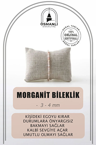 OSMANLI DOĞAL TAŞ سوار من الحجر الطبيعي مورغانيتي 3-4 ملم