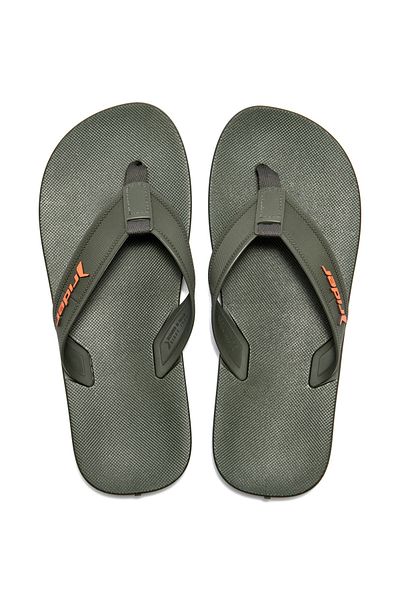 Rider Green Men's Flip Flops Impulse Thong Slippers - 39/46