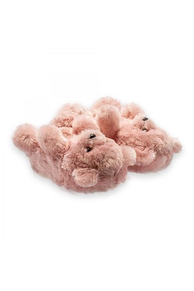 Twigy Γυναικείες παντόφλες Aa0663 Z Tw Teddy Dusty Rose