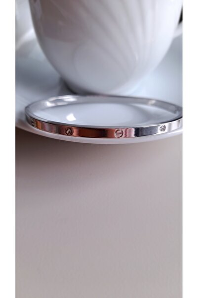 Opia JEWELRY Stone Detailed Steel Clamp - Brand Model