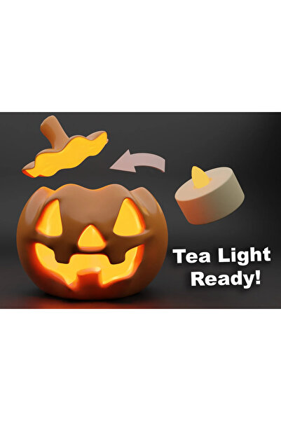 Home Halloween Balkabağı Mumluk