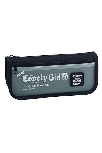 Go Veform Black Children's Pencil Bag - Multi-Compartment, Model 8104