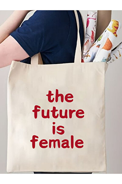 Cemira Y2K feministička Pinterest retro unisex torba Torba - Budućnost je žen...