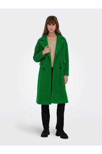 ONLY Γυναικείο παλτό με διπλό γιακά με λεπτομέρειες 15293695