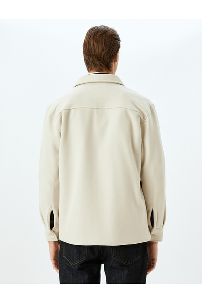 Koton Μπουφάν πουκάμισο με λεπτομέρεια βισκόζης