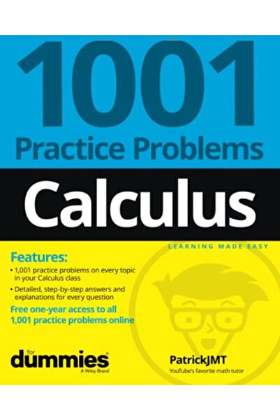 John Wiley & Sons Inc حساب التفاضل والتكامل: 1001 مشكلة تدريبية للمبتدئين (+ ...