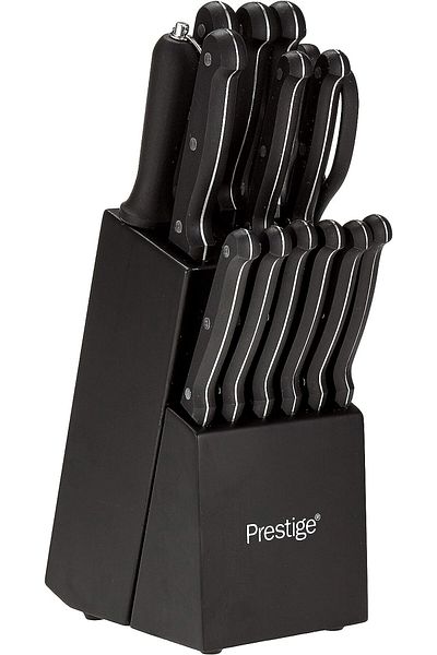 Prestige 15 pcs Knife Block set  ( Black  Base )