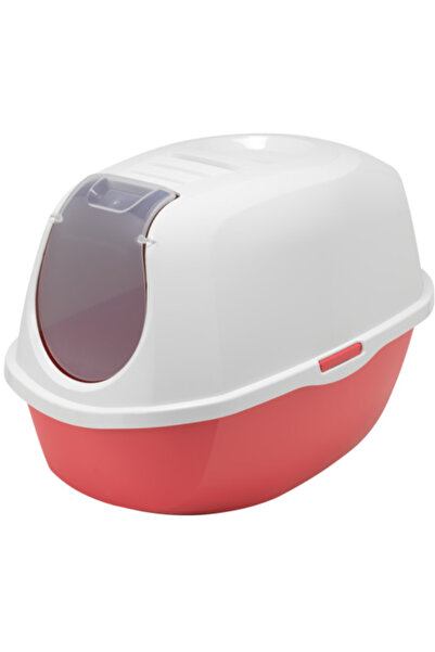 Moderna Smart Kapalı Kedi Tuvaleti Kırmızı 54 CM