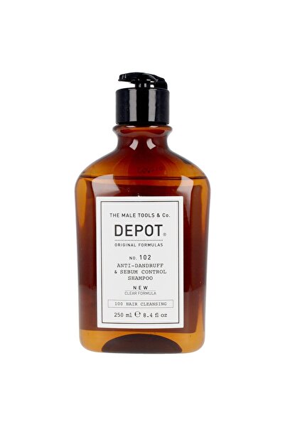 DEPOT Nr. 102 Anti-Schuppen – Anti-Schuppen- und Talgkontroll-Shampoo 250 ml