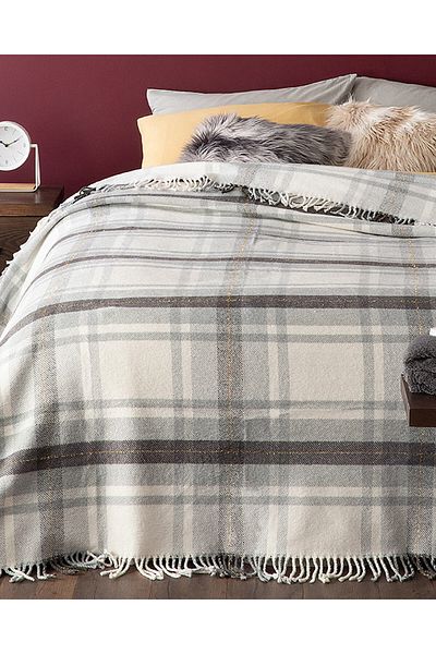 English Home Gray Halden Blanket - 150X200 cm