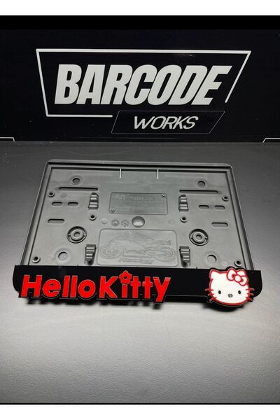 Barcode Works HELLO KİTTY MOTOR PLAKALIK