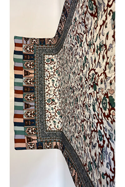 Onur Shawl - New Collection New Cropped Tile Motif Patterned Shawl Casual Fashion Product Lightweight Seasonal Fabric