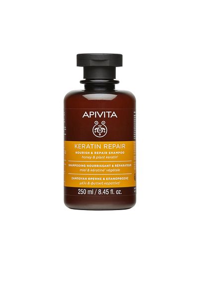 Apivita Keratin Repair Nährendes Und Reparaturshampoo Für Trockenes Und Strapaziertes Haar Apivita 250 ml