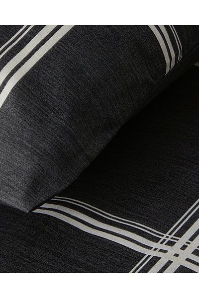 English Home Set cuvertură de pilota Antr Color Glen Check - 200x220 cm