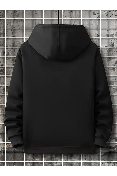 Karatopak Hanorac oversize cu glugă unisex imprimat cu buzunar cangur
