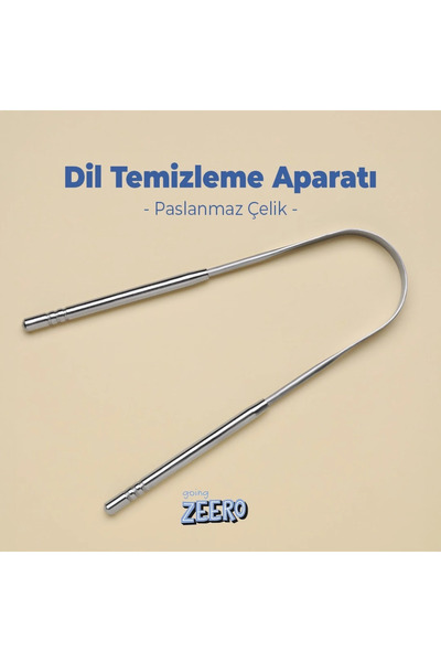 Going Zeero Dil Temizleme Aparatı (Çelik) Dil Sıyırıcı