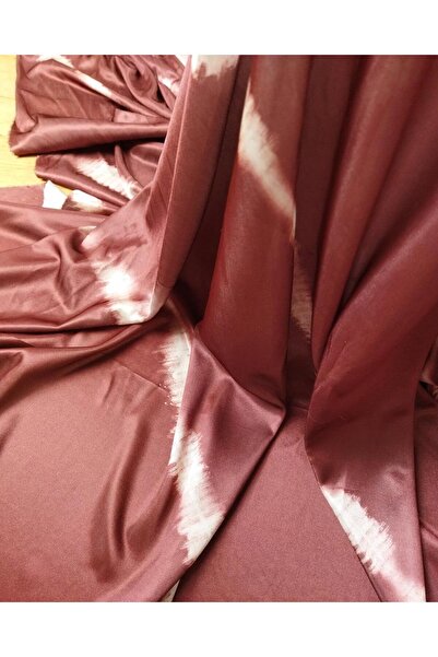 Kumaş Parça Бордо Екрю Тонкий джерсі - 140 см Кольори