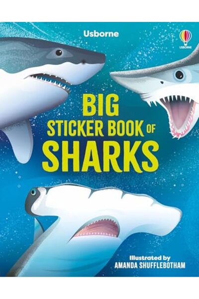 Usborne كتاب ملصقات القرش الكبير