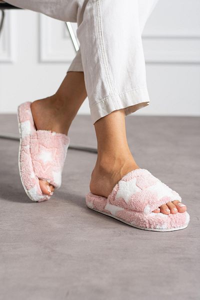 Moda Frato Modafrato Star Open - Γυναικείες χειμερινές παντόφλες Silent Sole House Παντόφλες