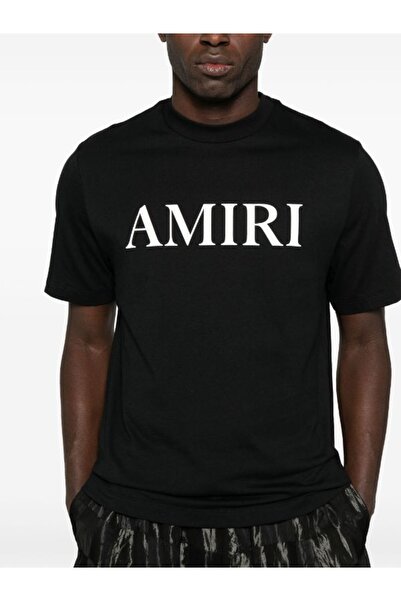 Amiri Core Logo Loose Fit Siyah T-shirt