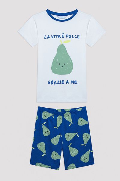 Penti Boy's Pear Multicolor Pajama Set