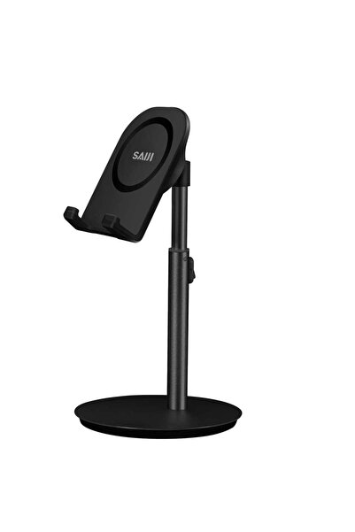 SAIJI Bix S1 Plus Masaüstü Ayarlanabilir Tablet Telefon Tutucu Siyah