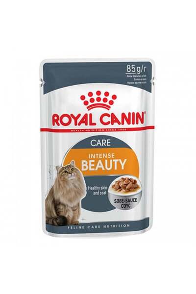 Royal Canin إنتنس بيوتي Jöle Içinde Yetişkin Kedi Konservesi 85gr