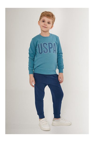 U.S. Polo Assn. Costum pentru băiat albastru